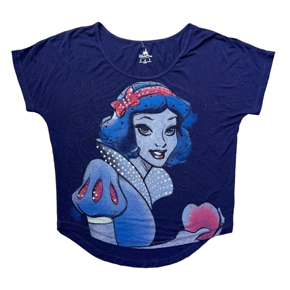 Disney Parks Snow White Navy Blue XS T Shirt